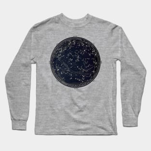 Map Of The Night Sky Long Sleeve T-Shirt